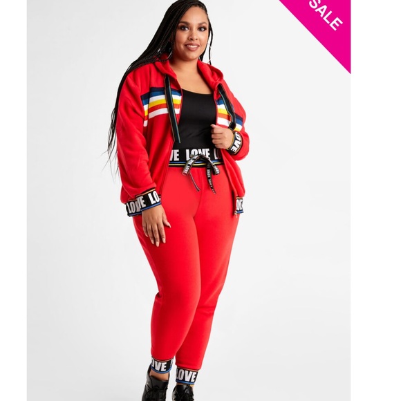 Rainbow Love Athleisure Joggers - Picture 3 of 4